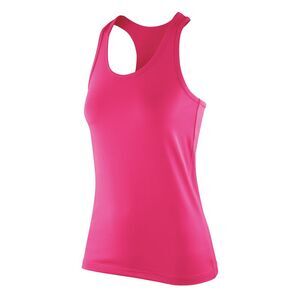 Spiro Womens/Ladies Softex Stretch Fitness Vest Top / Candy